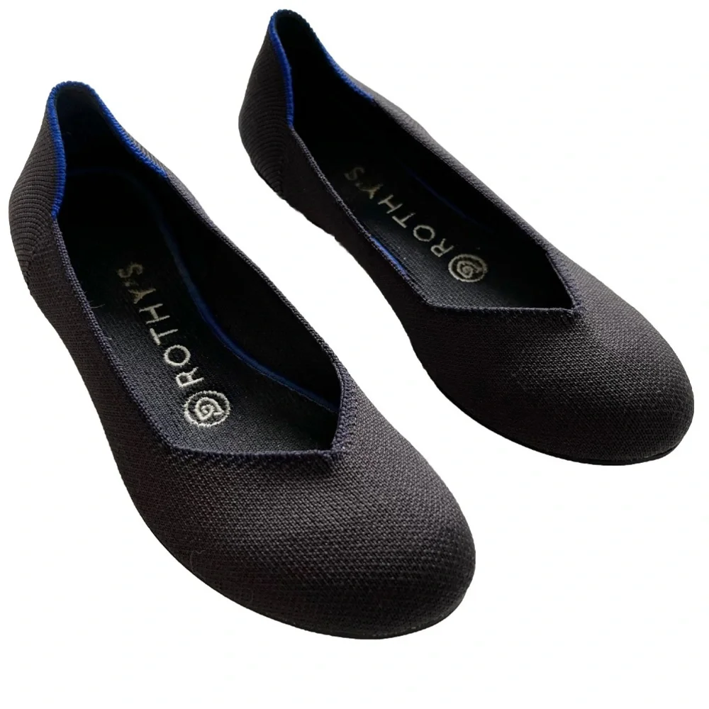 ROTHY’S THE FLAT BALLET SIZE 6 TRENDY CLOSET STAPLE CAPSULE WARDROBE MINIMALIST - Picture 7 of 7